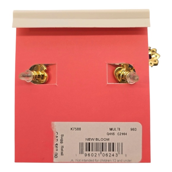 Kate Spade Floral Gemstone Earrings-
"New Bloom" - Picture 3 of 4